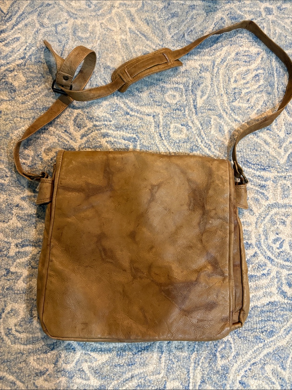 Wilsons Leather Brown Crossbody Messenger Bag